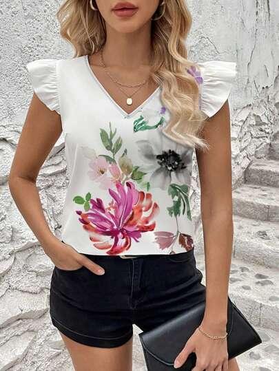 Blusa Feminina Elegante Coração Chic