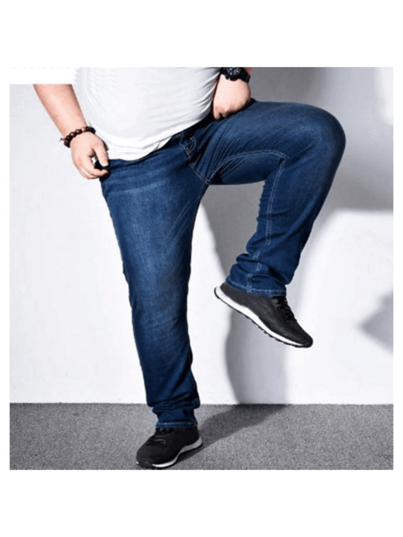 Calça Jeans Plus Size Masculina Algodão Elastano Lycra