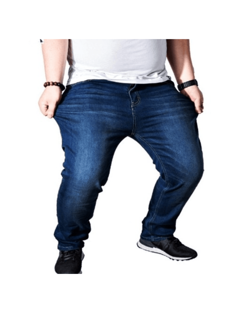 Calça Jeans Plus Size Masculina Algodão Elastano Lycra