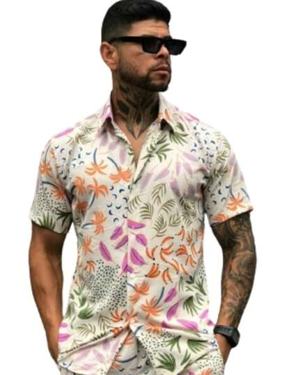 Camisa Masculina Elijah Tropical