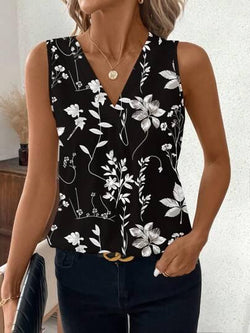 Blusa Feminina Elegante Flor de Seda