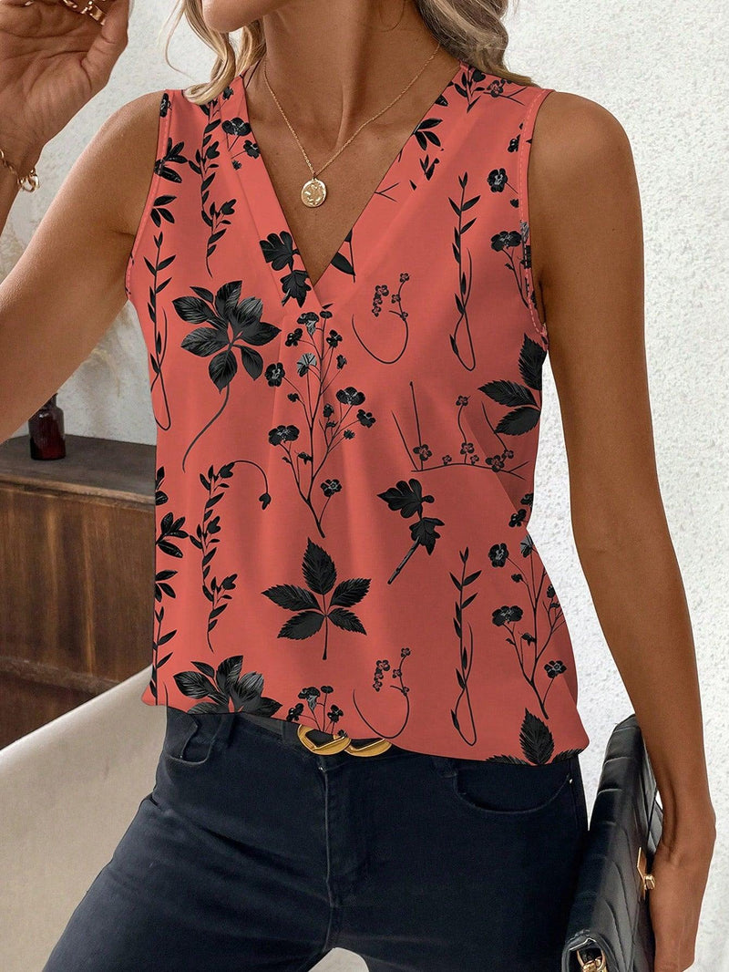 Blusa Feminina Elegante Flor de Seda