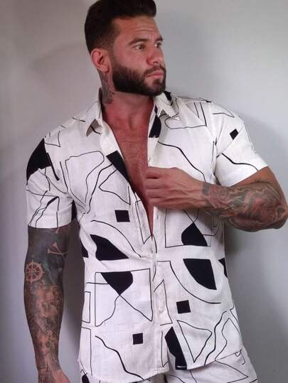 Camisa Masculina Colin Tropical