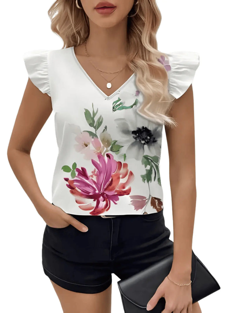 Blusa Feminina Elegante Coração Chic