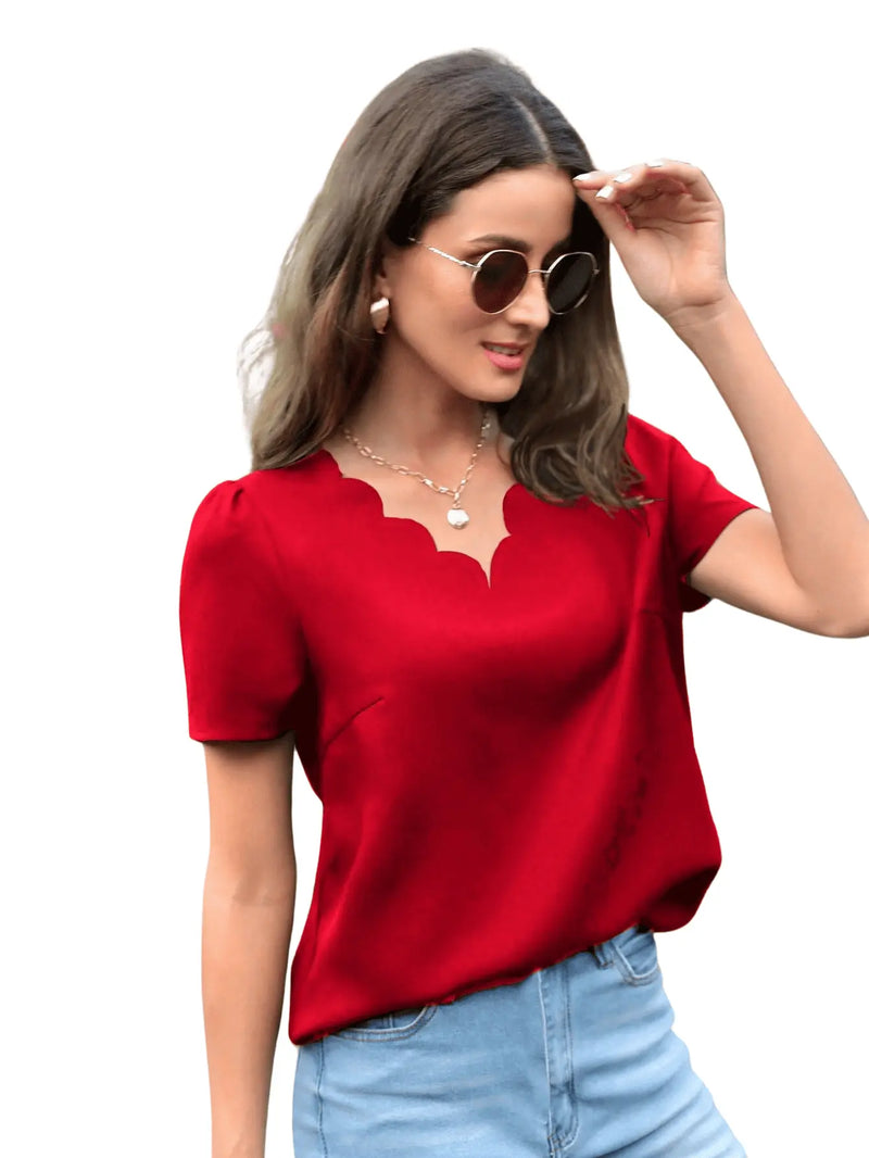 Blusa Feminina Elegante  Renda Fina