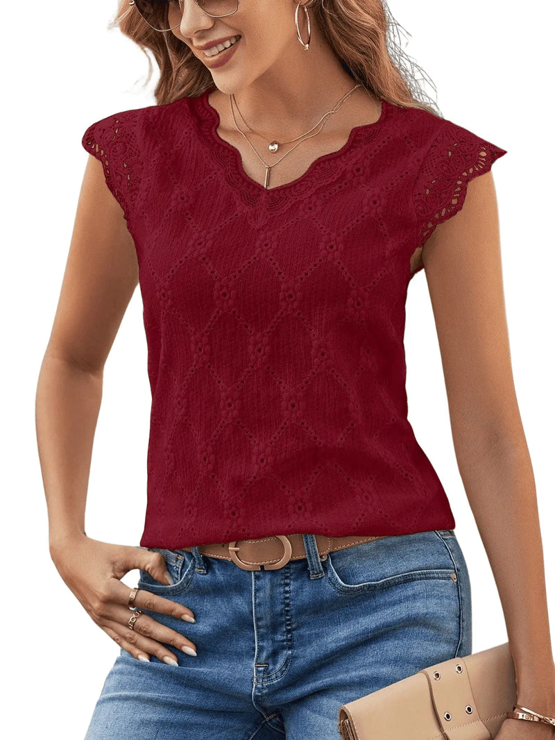 Blusa Feminina Elegante Seda