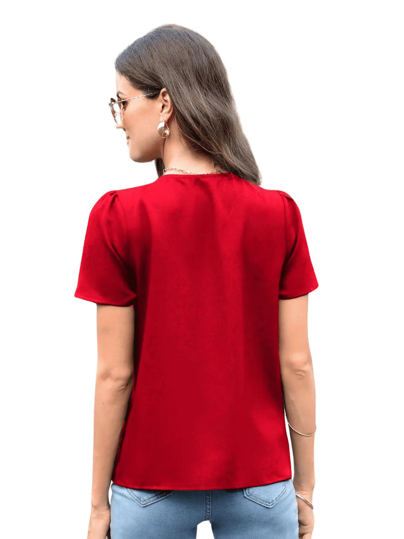 Blusa Feminina Elegante  Renda Fina