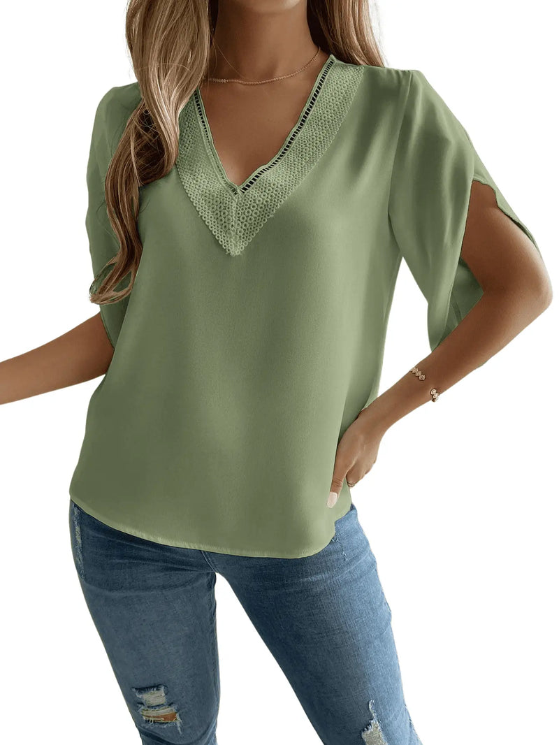 Blusa Feminina Elegante Encantadora